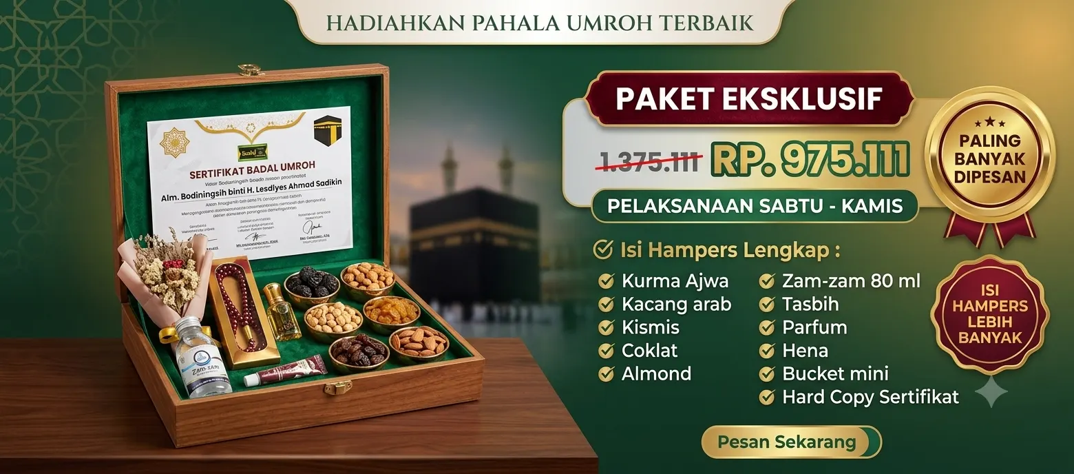 badal umroh paket eksklusif hanya 975 ribu