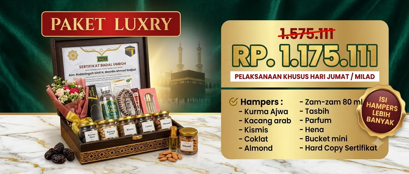 badal umroh paket eksklusif hanya 1.175.000
