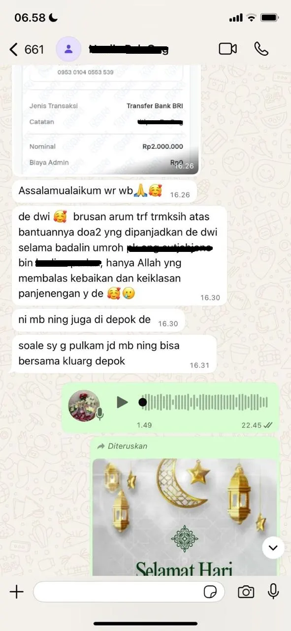 Testimoni Pelanggan Badal Umroh Murah dan Amanah